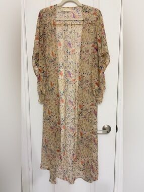 Sheer Boho Kimono Caftan